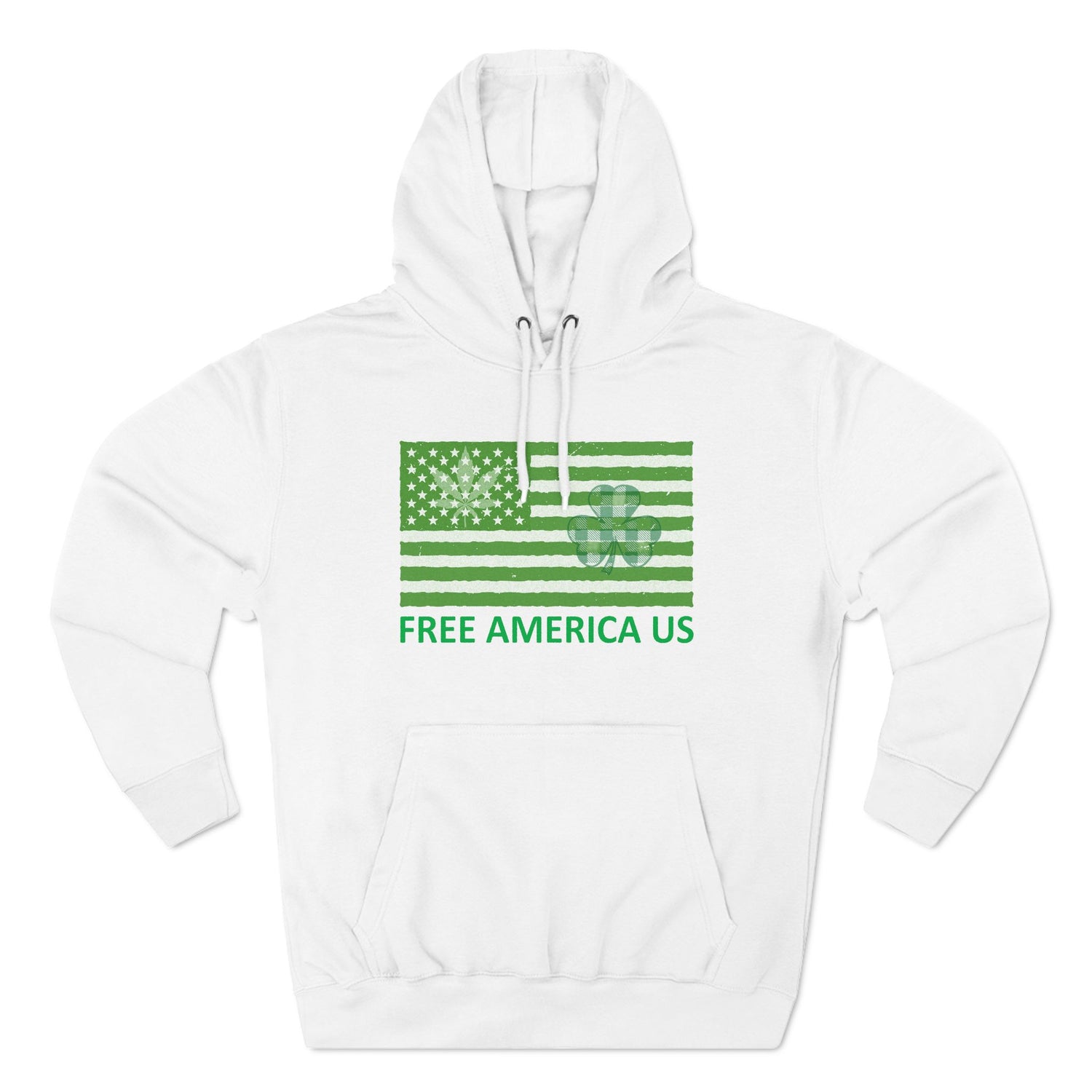 Three-Panel Fleece Hoodie