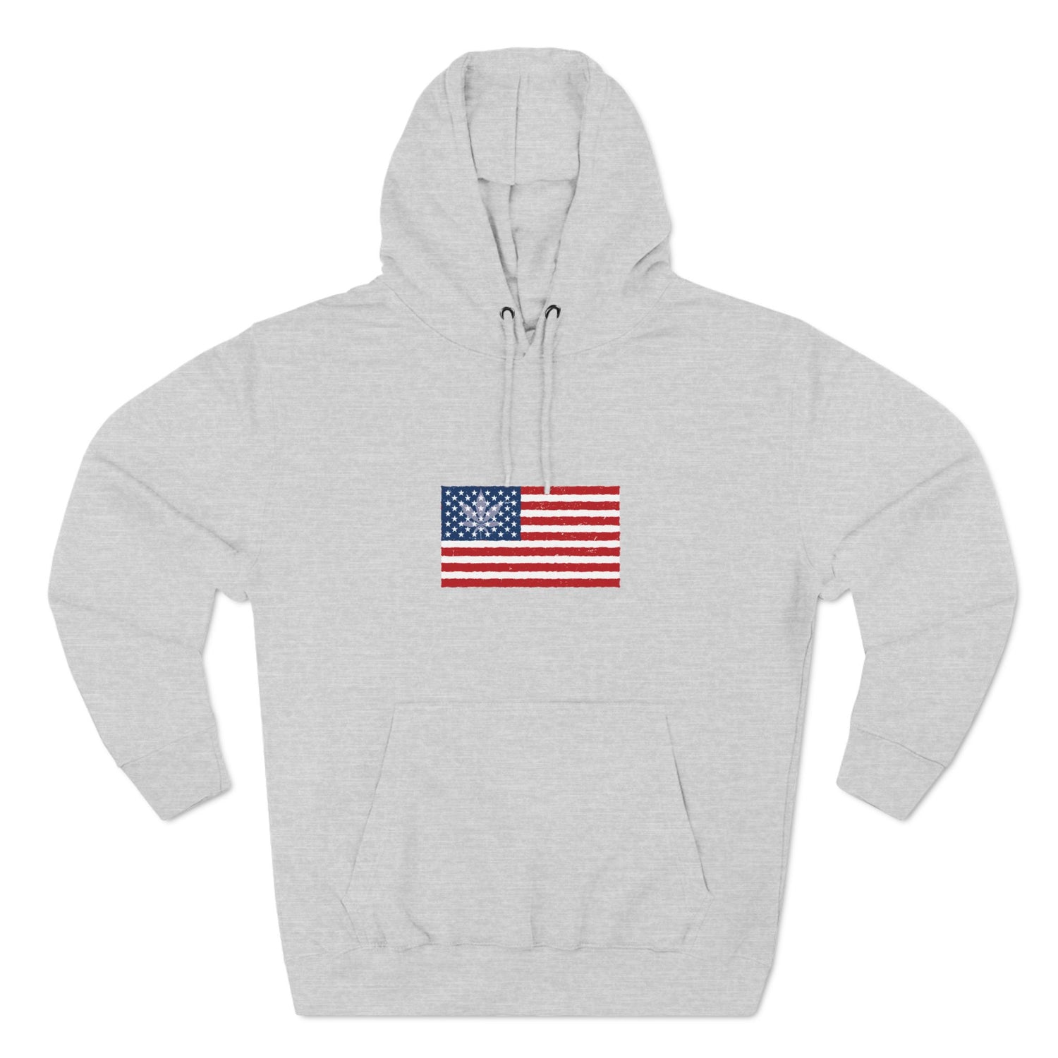 Three-Panel Fleece Hoodie